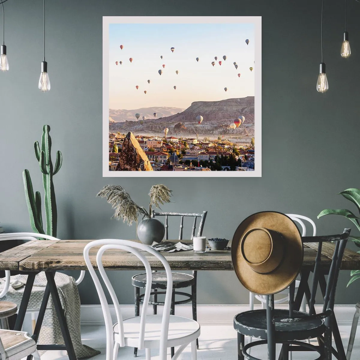 Plakát - Jako lodě na obloze - 50x50 cm