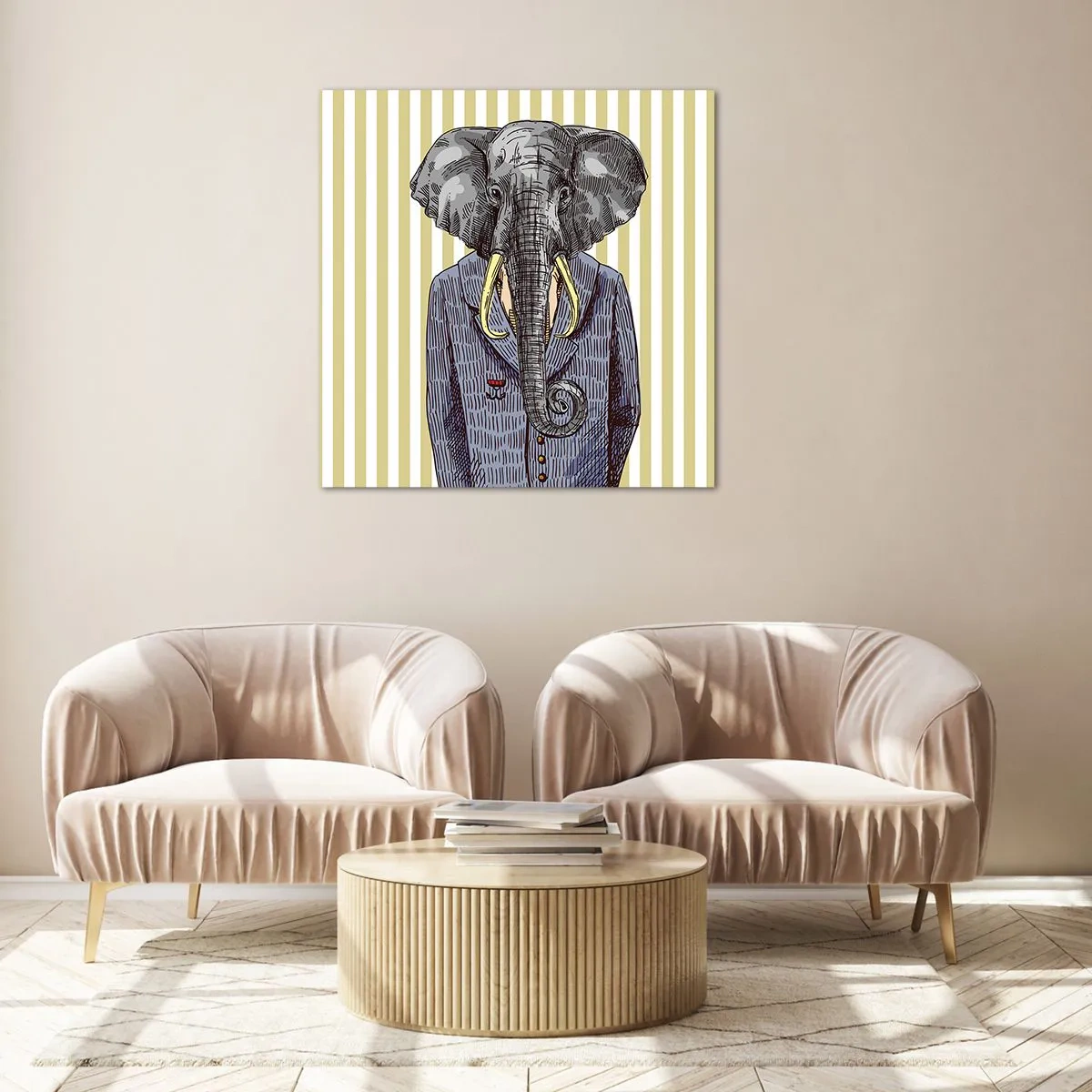 Obraz na skle - Elegantní od přírody - 60x60 cm