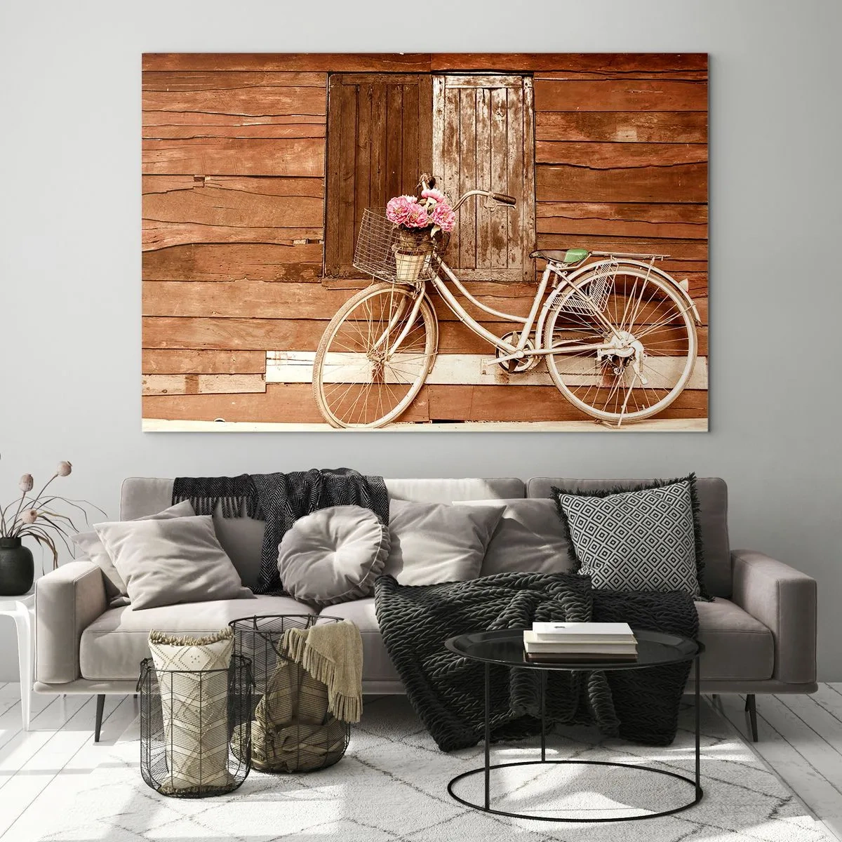 Obraz na skle - Hned budu zpátky - 70x50cm - Hned se vrátím - Moderní nástěnná dekorace do obývacího pokoje a ložnice ARTTOR