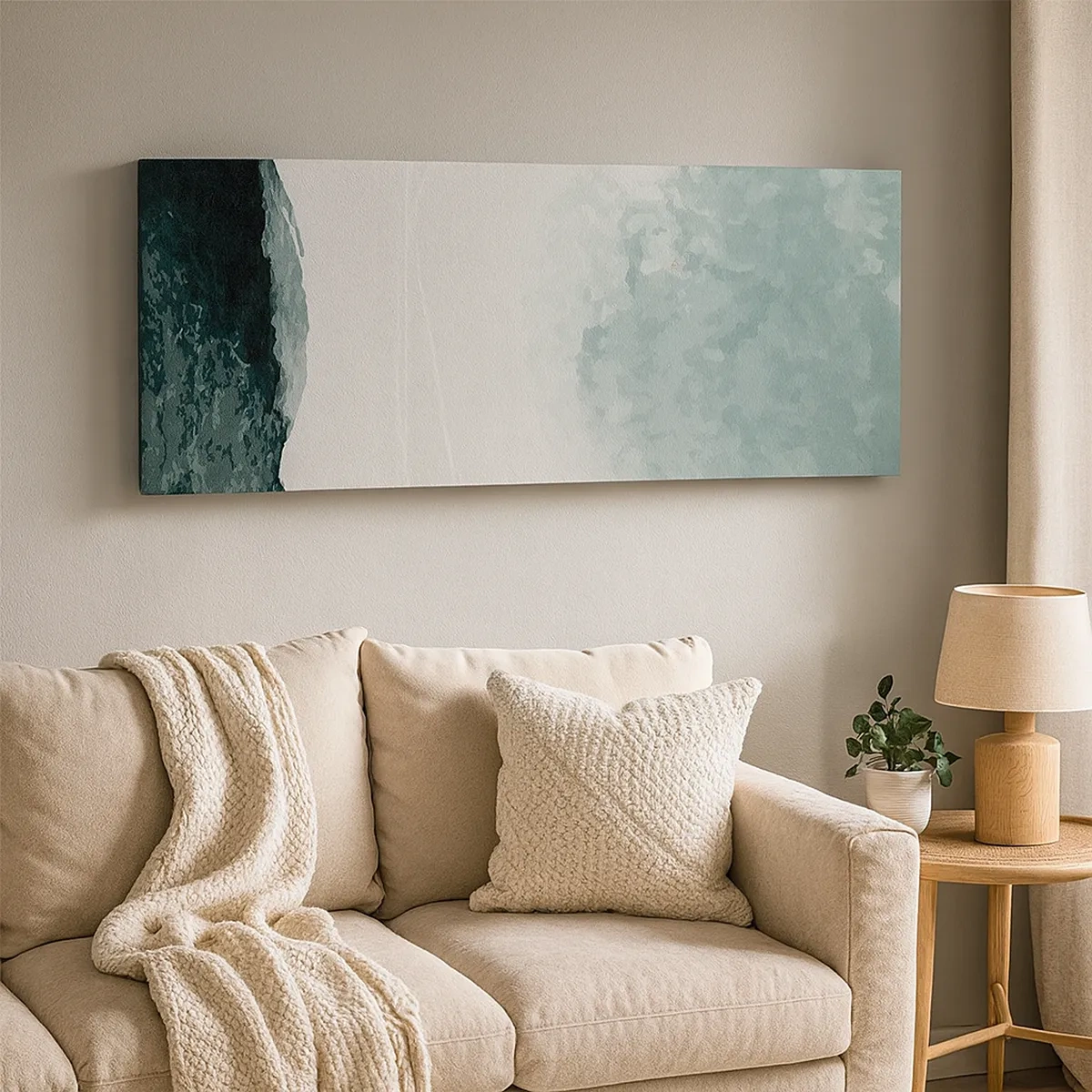 Obraz na plátně - Setkání s mlhou - 30x30 cm