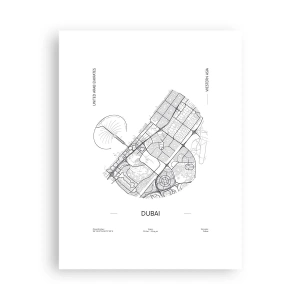 Plakát - Anatomie Dubaje - 30x40 cm