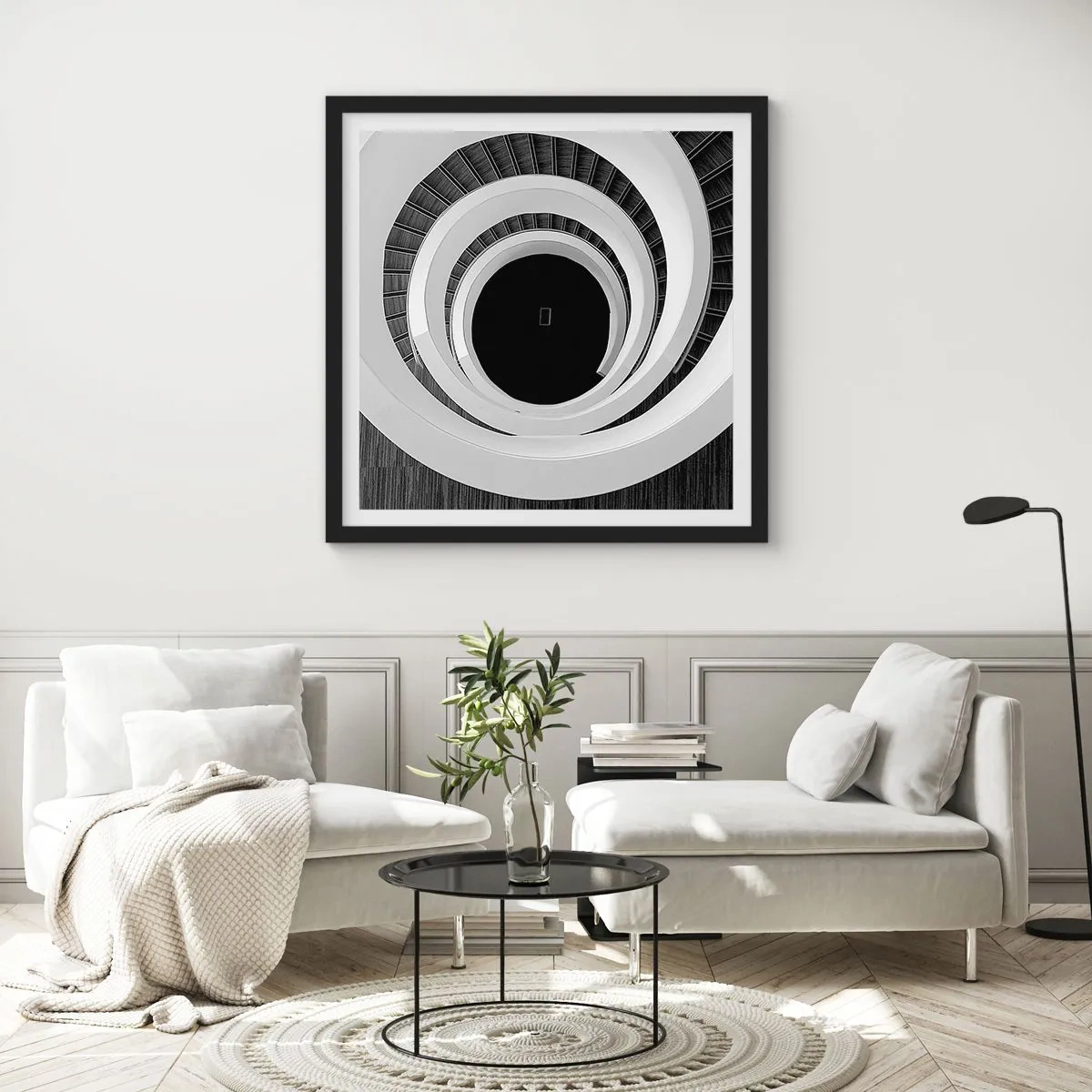 Plakát v černém rámu - K podstatě věcí - 60x60 cm