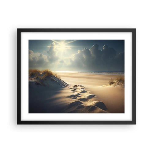 Plakát v černém rámu - Uklidňující krajina - 50x40 cm