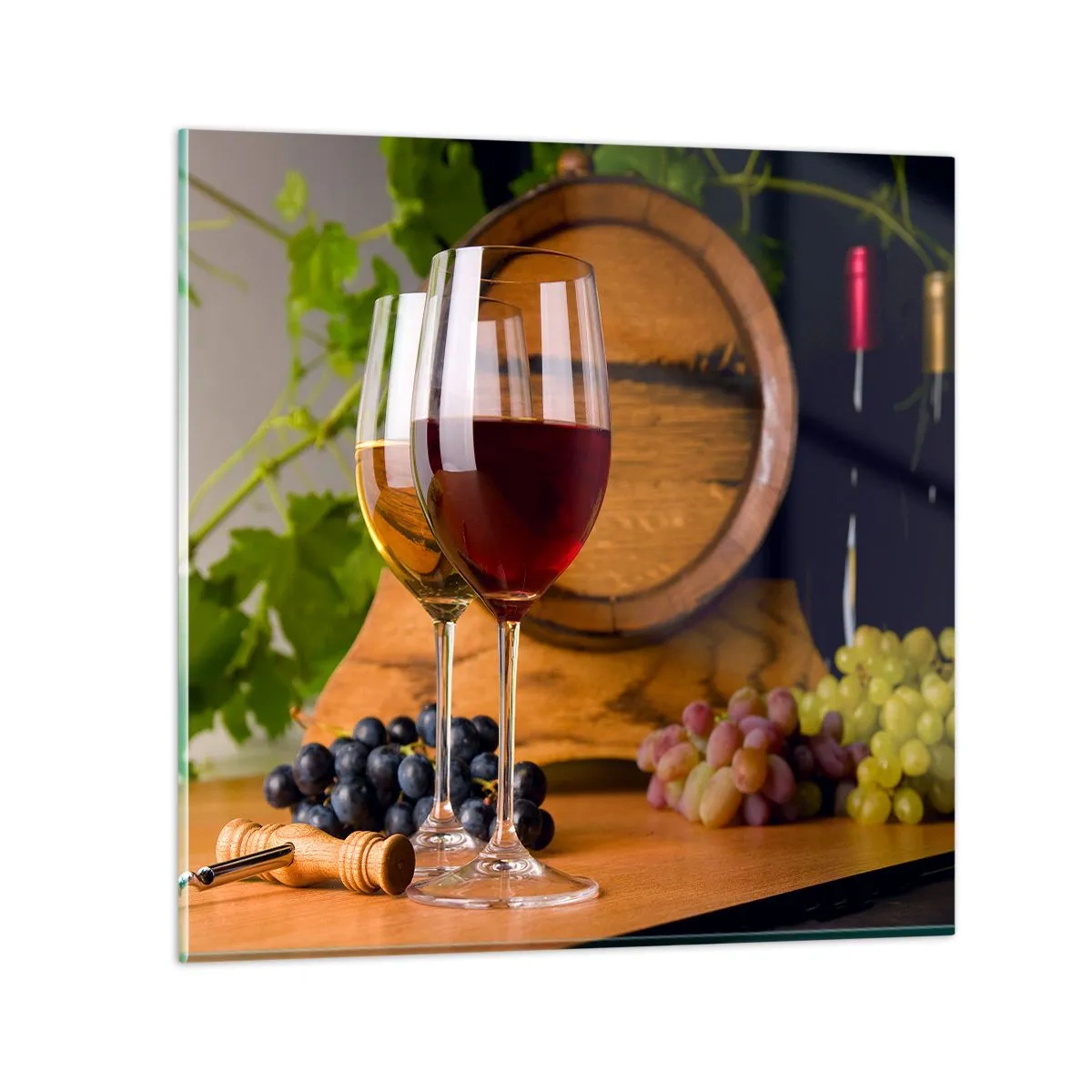 Obraz na skle - Jako u starých mistrů - 40x40 cm