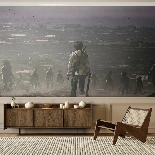 Fototapeta Standard Eco - Poslední spravedlivý? - Abstrakce, Fantazie, Armáda - 300x210 cm