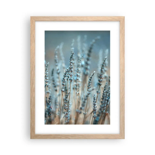 Plakát v rámu světlý dub - Voňavý lán - 30x40 cm
