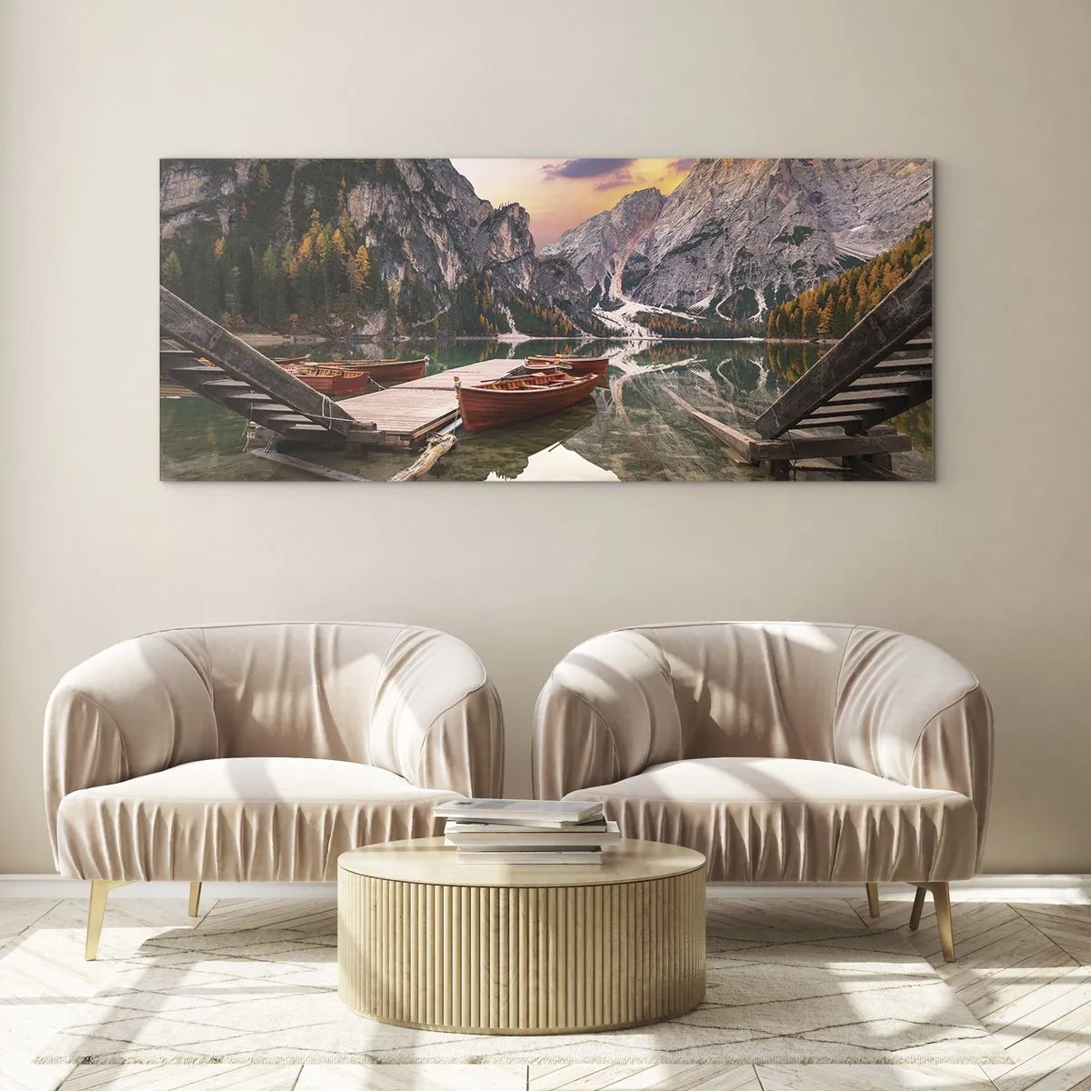 Obraz na skle - Slib dne - 100x40 cm