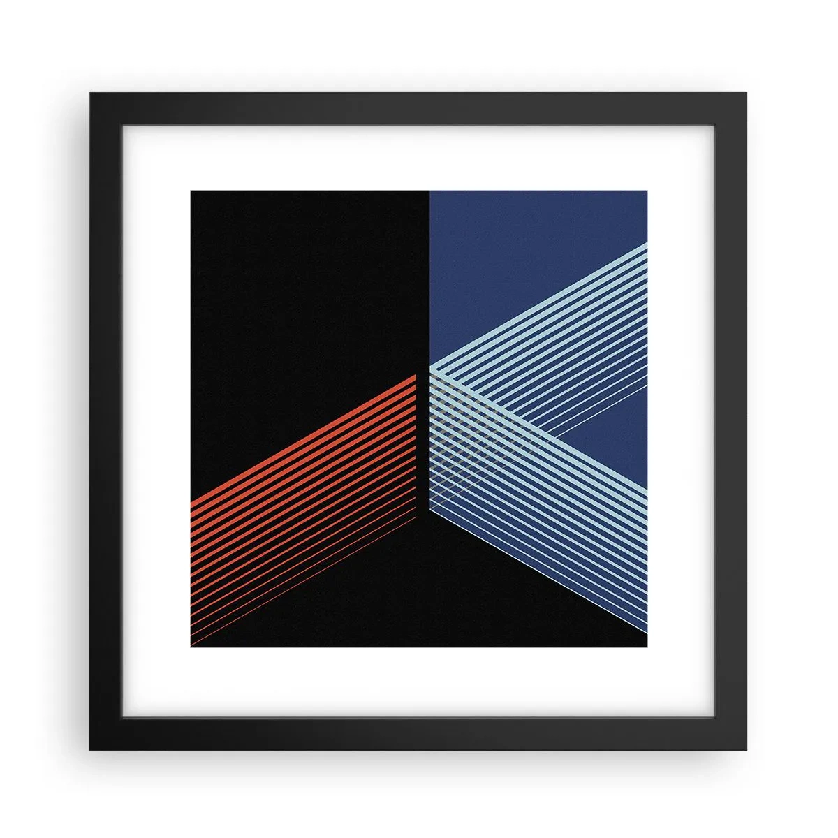 Plakát v černém rámu - Jednoduchý příběh - 30x30 cm