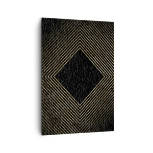 Obraz na plátně - Geometrie ve stylu glamour - 70x100 cm