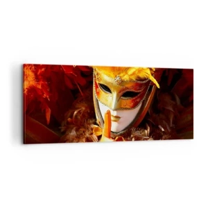 Obraz na plátně - Tajemství je částí hry - 100x40 cm