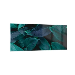 Obraz na skle - Zeleň sama o sobě - 120x50 cm