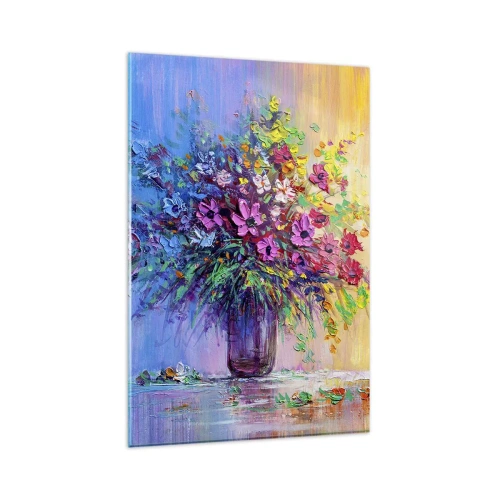 Obraz na skle - Dar letní louky - 80x120 cm