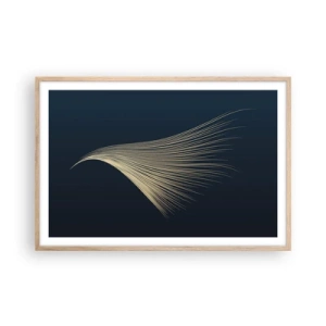 Plakát v rámu světlý dub - Jako andělské vlasy - 91x61 cm