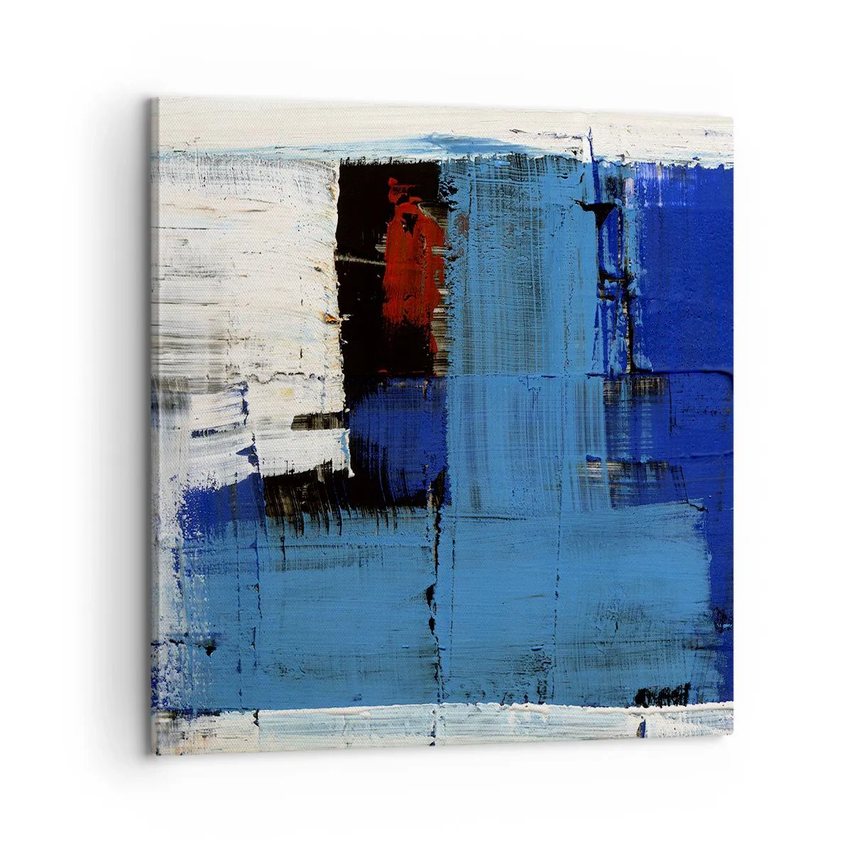 Obraz na plátně - Tajemství modré - 60x60 cm