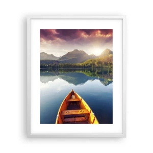 Plakát v bílém rámu - Nic proti přírodě - 40x50 cm