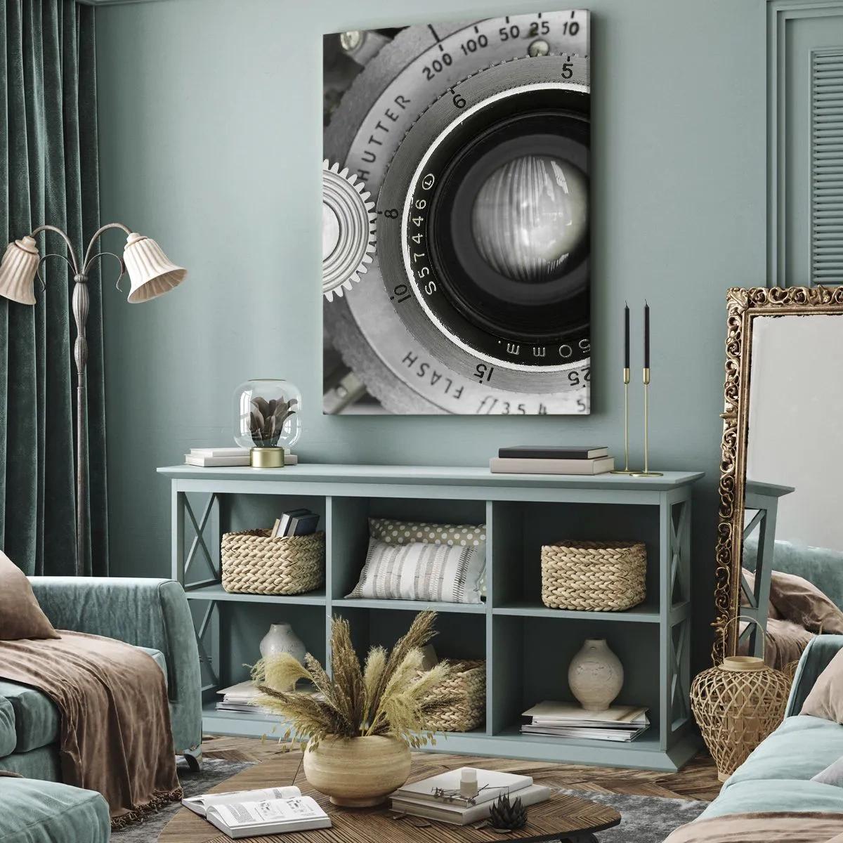 Obraz na plátně - Příběh o Hollywoodu - 55x100 cm