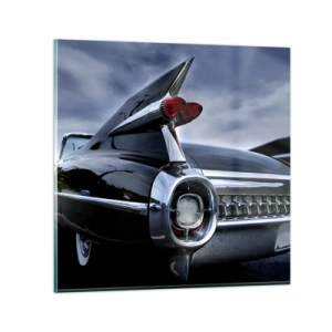 Obraz na skle - Právě proto krásný! - 40x40 cm