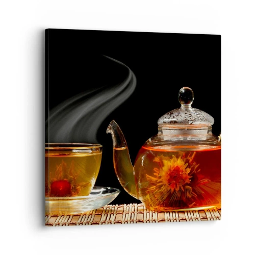 Obraz na plátně - Magie a umění vaření čaje - 30x30 cm