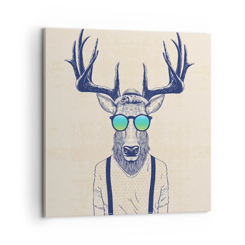 Obraz na plátně - A koho jsi čekal? - 60x60 cm