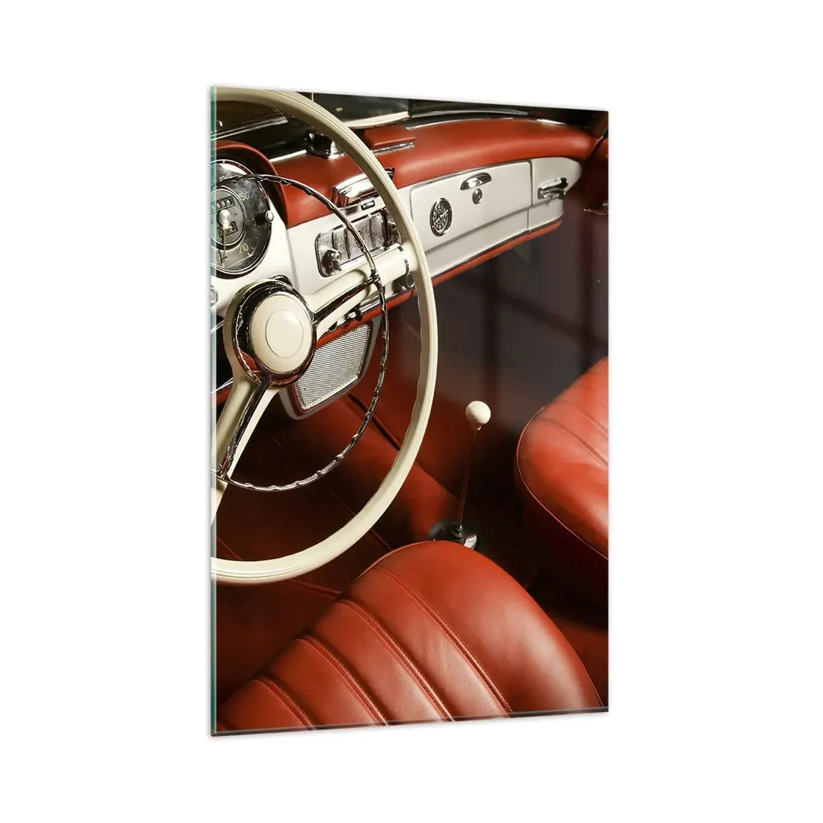 Obraz na skle - Luxus ve stylu vintage - 80x120 cm