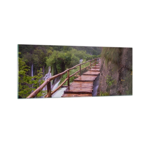 Obraz na skle - Neuvěřitelná krása - 100x40 cm