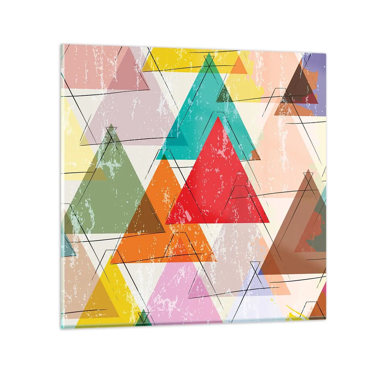 Obraz na skle - Blábolení - 70x70 cm