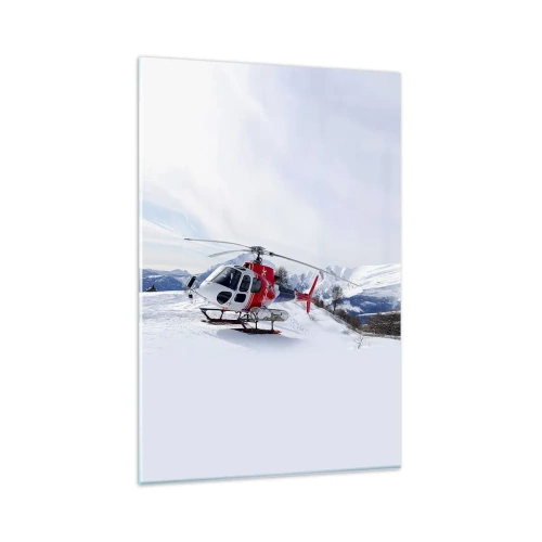 Obraz na skle - Vždy připraven - 80x120 cm