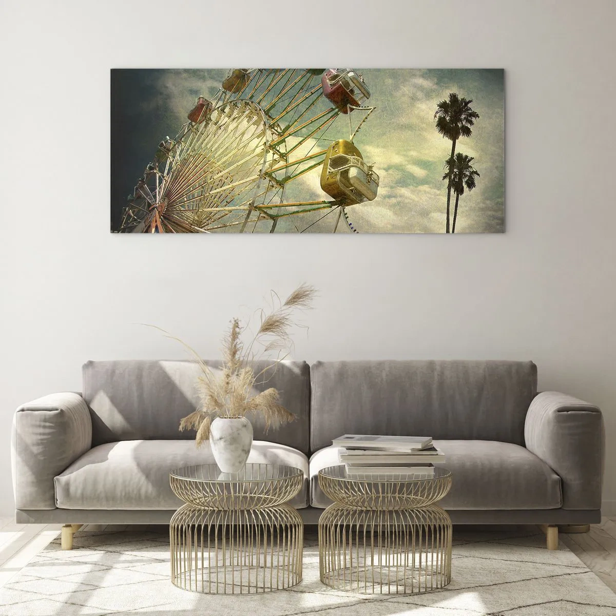 Obraz na skle - Bude, bude zábava… - 90x30 cm