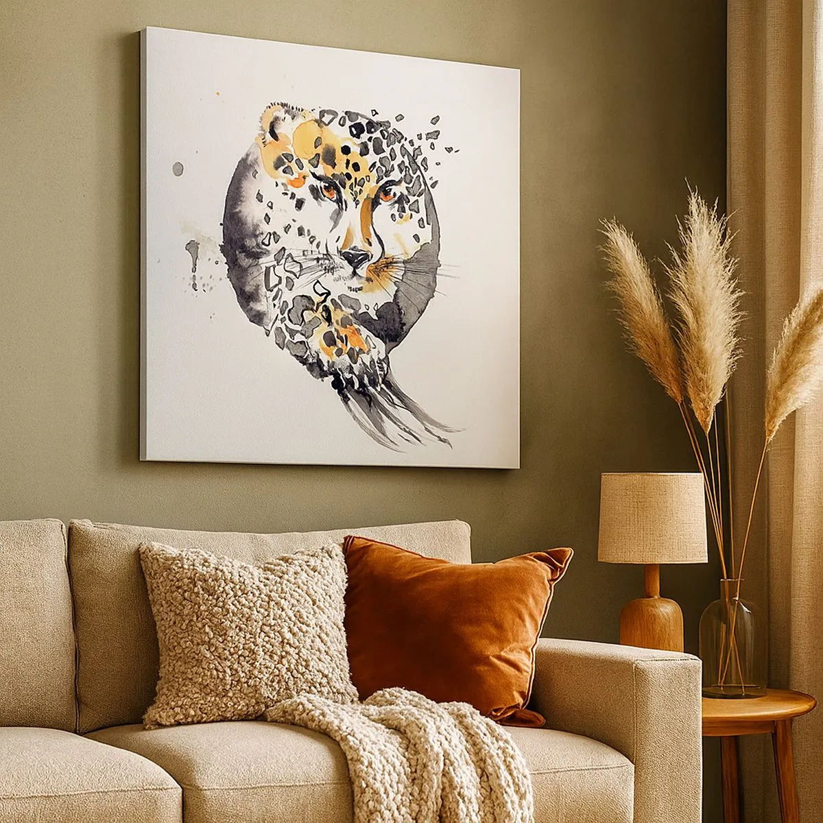 Obraz na plátně - Dravá krása - 30x30 cm