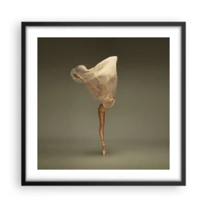 Plakát v černém rámu - Hned poletí - 50x50 cm