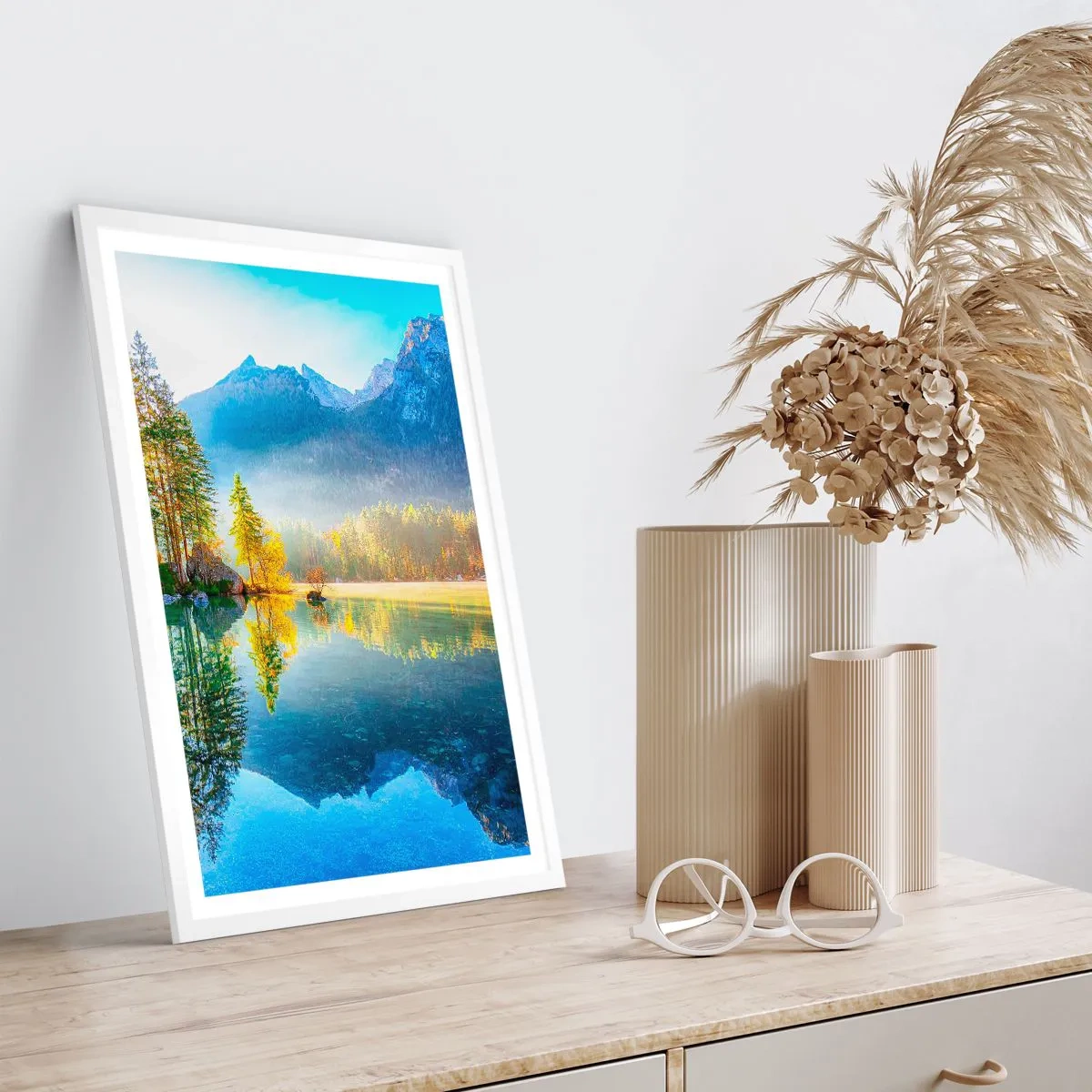 Plakát v bílém rámu - Majestát a sladkost - 61x91 cm