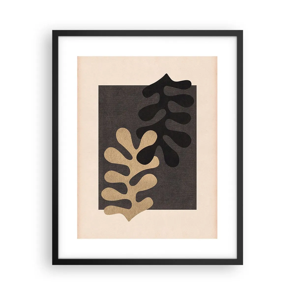 Plakát v černém rámu - Nepřítomnost a doplnění - 40x50 cm
