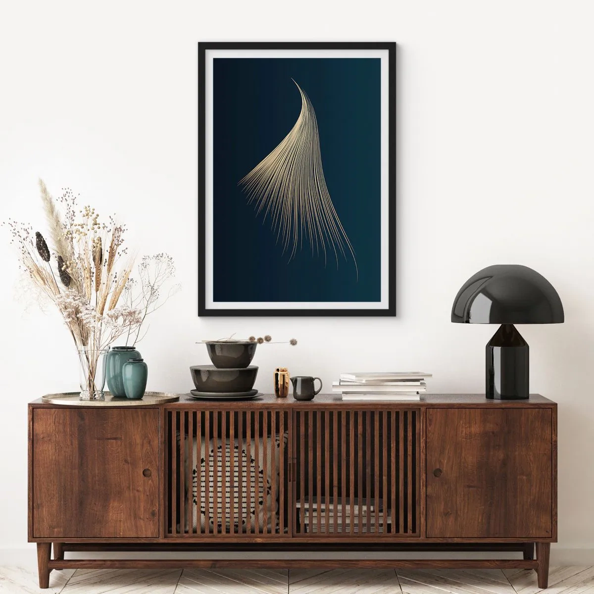 Plakát v černém rámu - Jako andělské vlasy - 61x91 cm