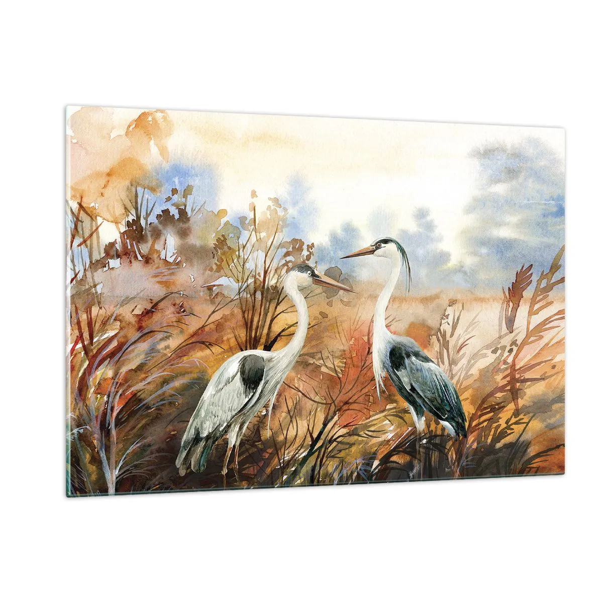 Obraz na skle - Kam na podzim? - 120x80 cm
