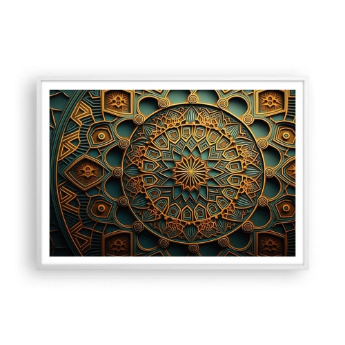 Plakát v bílém rámu - V arabském stylu - 100x70 cm