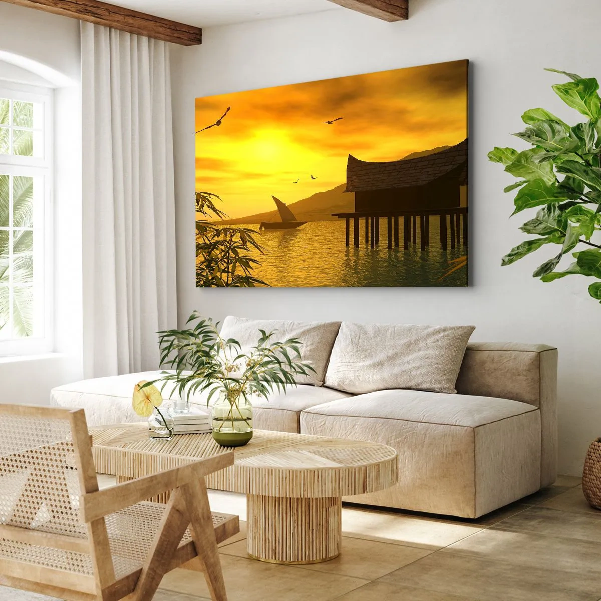 Obraz na plátně - Vytoužený klid - 70x50 cm