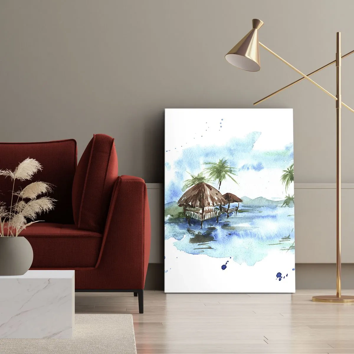 Obraz na plátně - Někde v Pacifiku - 50x70 cm