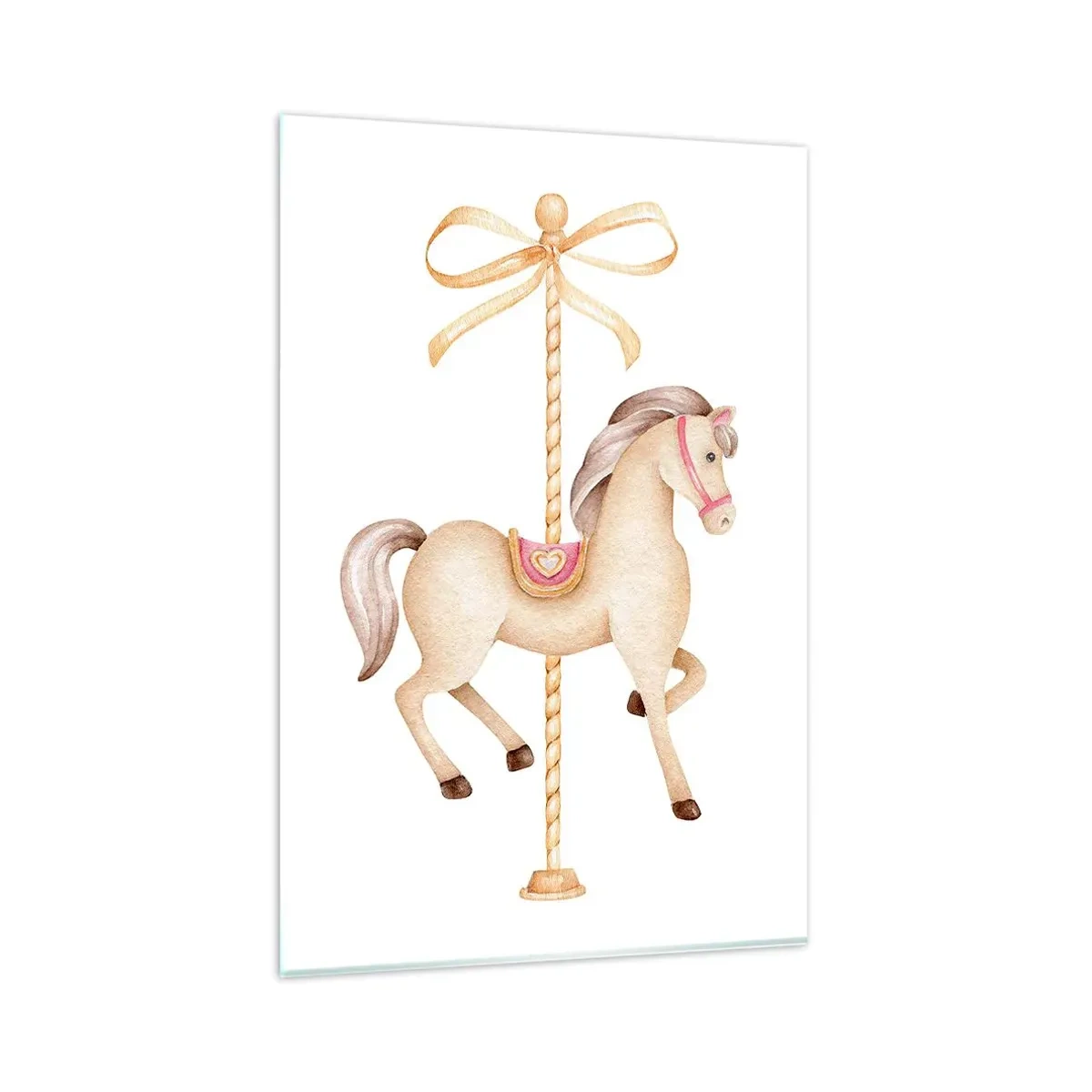 Obraz na skle - Elegantním klusem - 80x120 cm