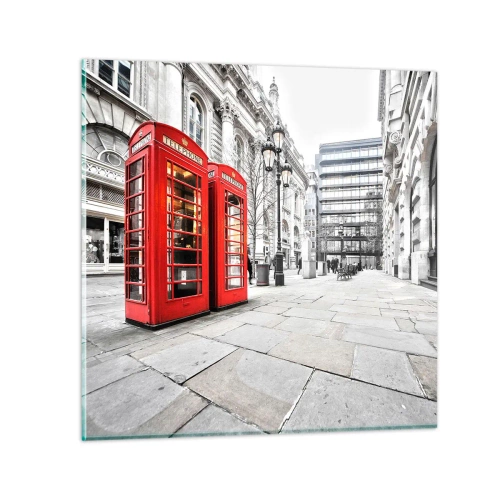 Obraz na skle - Welcome to London - 60x60 cm