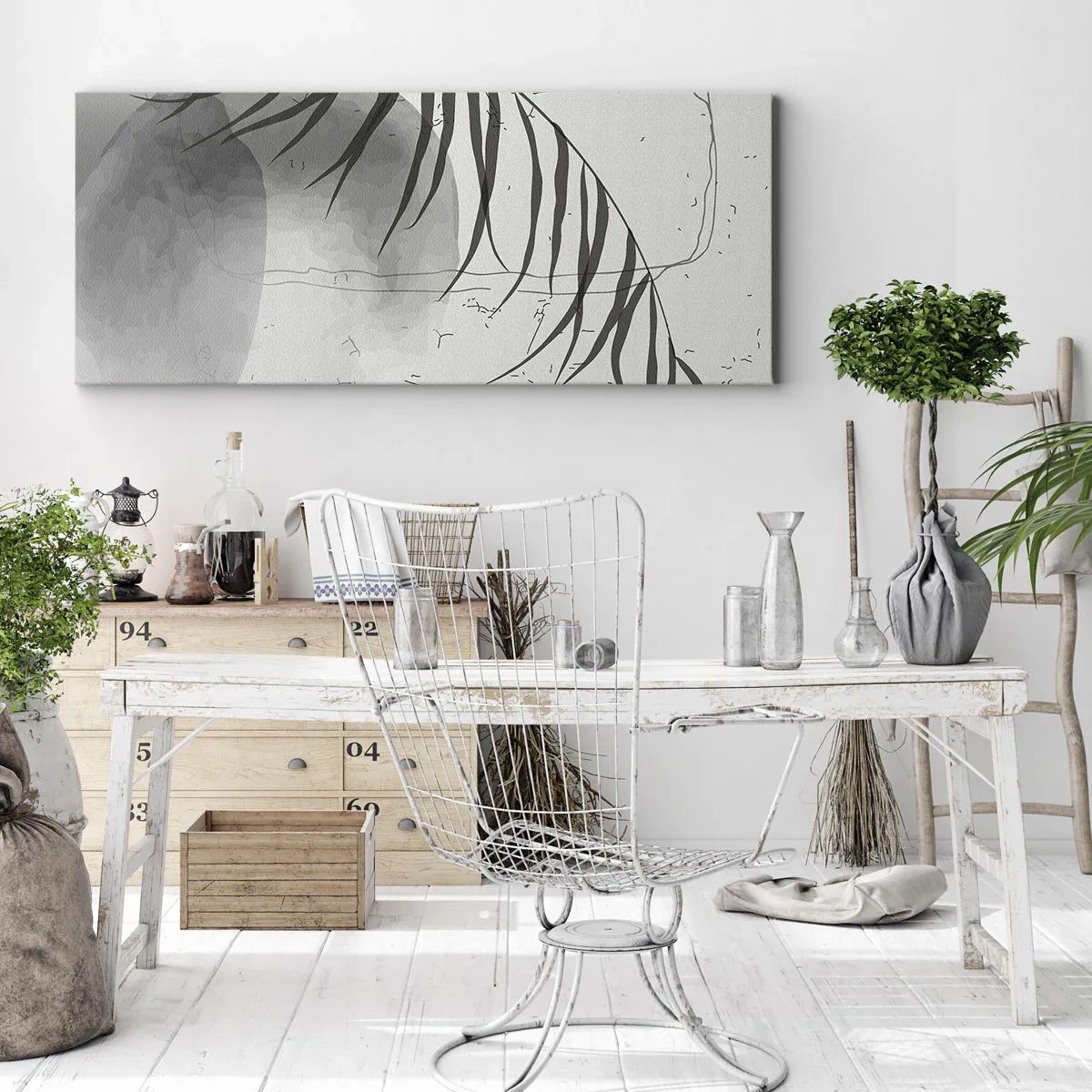 Obraz na plátně - Subtilní exotika přírody - 100x40 cm