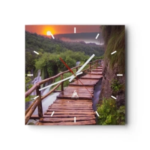 Nástěnné hodiny - Neuvěřitelná krása - 40x40 cm