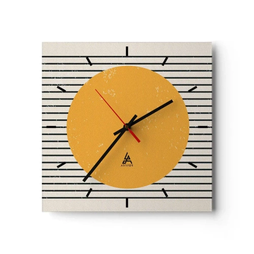 Nástěnné hodiny - Síla jednoduchosti - 30x30 cm