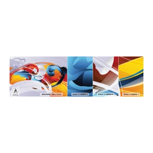 Fototapeta Vzorek Standard Eco - Tanec živlů - Abstrakce, Kus, Grafika - 100x30 cm