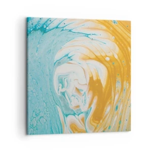 Obraz na plátně - Pastelový vír - 60x60 cm