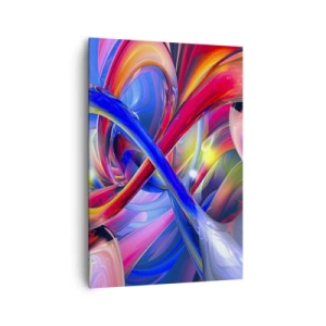 Obraz na plátně - Tanec barev - 70x100 cm