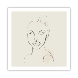 Plakát - Obrys smyslnosti - 60x60 cm