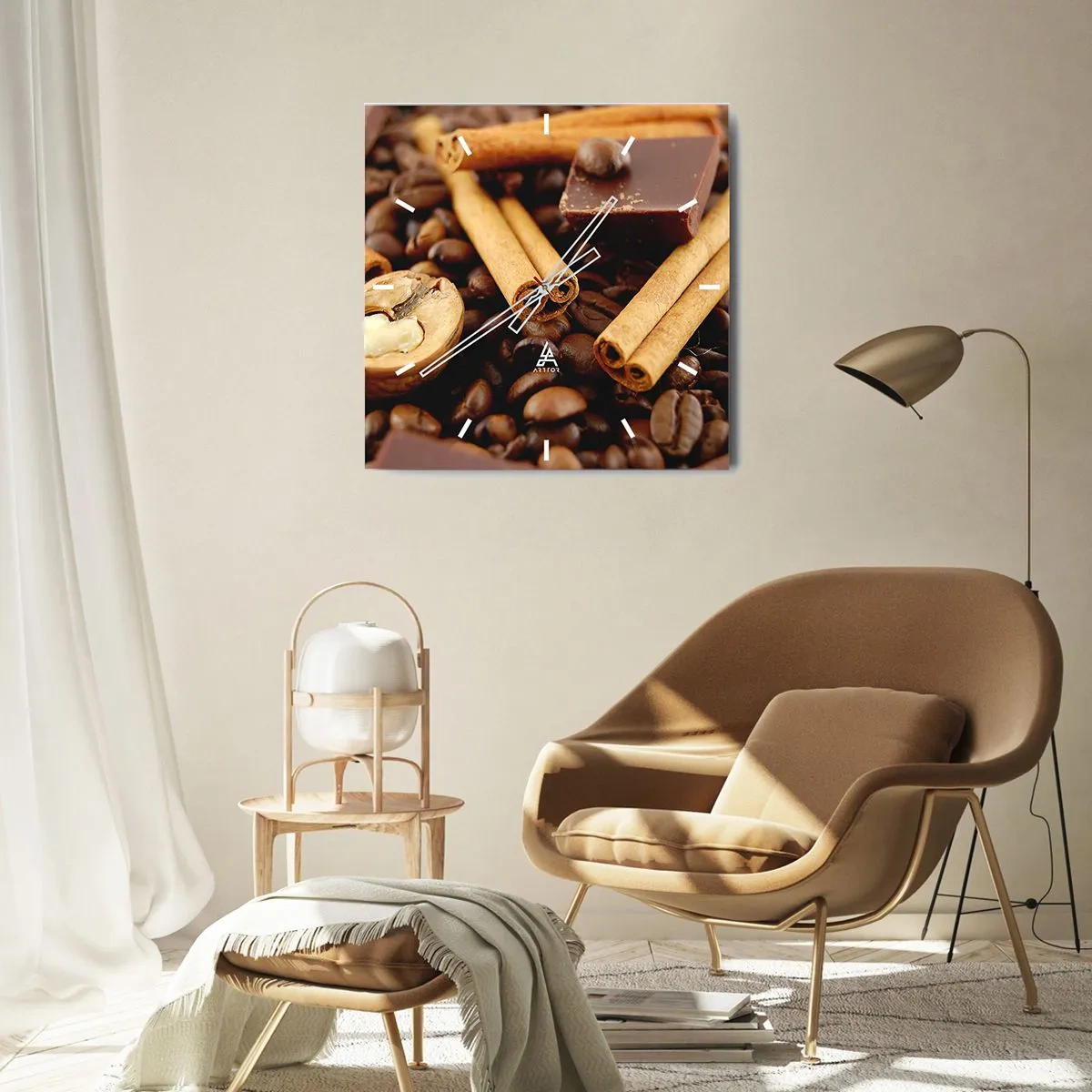Nástěnné hodiny - Koncert vůní - 30x30 cm
