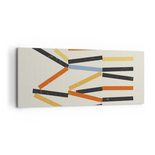 Obraz na plátně - Kompozice na úrovni - 120x50 cm