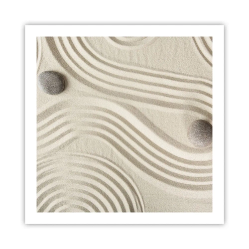 Plakát - Dotek tepla - 60x60 cm