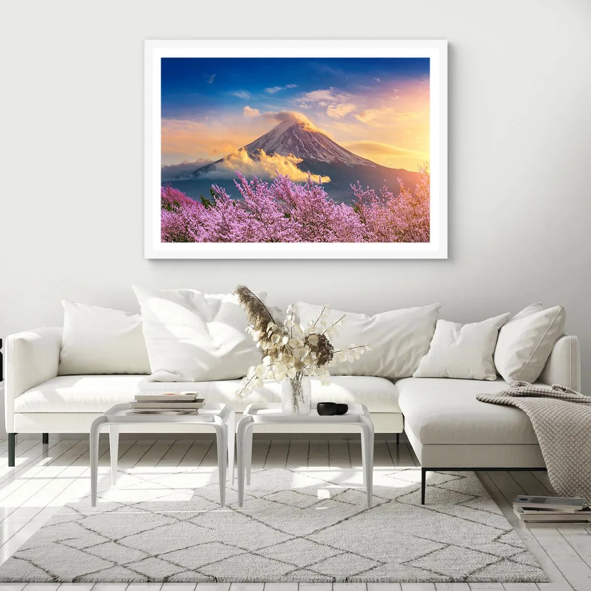 Plakát v bílém rámu - Japonská svátost - 50x40 cm